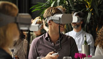 Virtual reality aan tafel