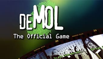 Wie is de Mol bedrijfsuitje logo